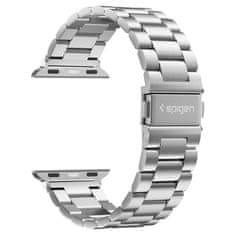 Spigen Pas za uro Modern Fit, srebrn, za Apple Watch Ultra (49 mm)/8/7 (45 mm)/SE 2022/6/SE/5/4 (44 mm)/3/2/1 (42 mm)