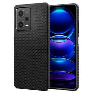 Spigen Ovitek za telefon Liquid Air, črn, Xiaomi Redmi Note 12 Pro 5G/POCO X5 Pro 5G