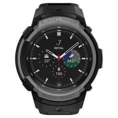 Spigen Zaščitni pokrov za pametno uro Rugged Armor Pro, siv, Samsung Galaxy Watch4 Classic 46 mm