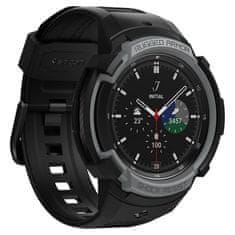 Spigen Zaščitni pokrov za pametno uro Rugged Armor Pro, siv, Samsung Galaxy Watch4 Classic 46 mm