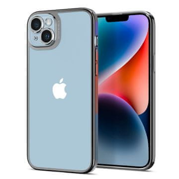 Spigen Ovitek za telefon Optik Crystal, siv, iPhone 14