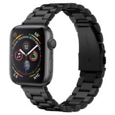 Spigen Pas za uro Modern Fit, črn, za Apple Watch Ultra (49 mm)/8/7 (45 mm)/SE 2022/6/SE/5/4 (44 mm)/3/2/1 (42 mm)