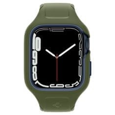 Spigen Zaščitni pokrov za pametno uro Liquid Air Pro, zelen, za Apple Watch 8/7 45 mm