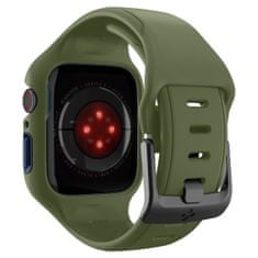 Spigen Zaščitni pokrov za pametno uro Liquid Air Pro, zelen, za Apple Watch 8/7 45 mm