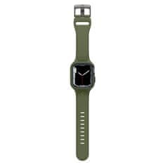 Spigen Zaščitni pokrov za pametno uro Liquid Air Pro, zelen, za Apple Watch 8/7 45 mm