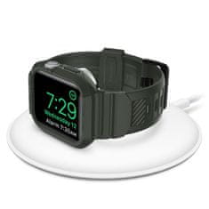 Spigen Zaščitni pokrov za pametno uro Rugged Armor Pro, zelen, za Apple Watch 8/7 (45 mm)/SE 2022/6/SE/5/4 (44 mm)