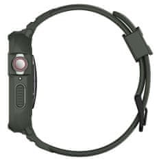 Spigen Zaščitni pokrov za pametno uro Rugged Armor Pro, zelen, za Apple Watch 8/7 (45 mm)/SE 2022/6/SE/5/4 (44 mm)