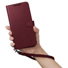 Spigen Denarnica/ovitek za telefon S Plus, bordo barva, Samsung Galaxy S23+