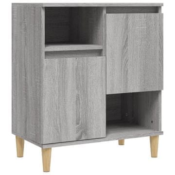 Vidaxl Komoda siva sonoma 60x35x70 cm inženirski les