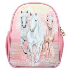 Miss Melody Nahrbtnik , Roza + pastelne barve, 3 konji, ki tečejo skozi vodo