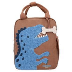Dino World Nahrbtnik-torba , Rjav, moder plišasti T-Rex