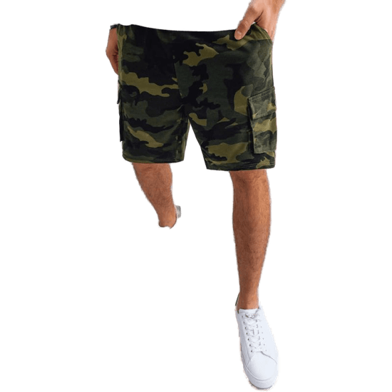 Dstreet Moške bojne kratke hlače MORO zelene sx2205