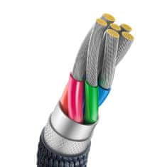 BASEUS Crystal Shine kabel USB na USB-C, 100 W, 1,2 m (črn)