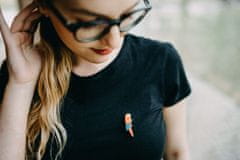 BeWooden broška Ara Parrot Brooch iz lesa univerzalna