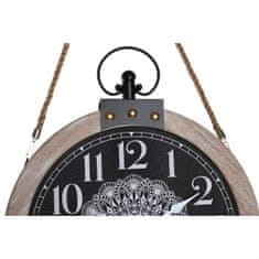 DKD Home Decor Namizna ura DKD Home Decor 40 x 6,5 x 46 cm Črna Bela Železna Mandala MDF Les (2 enoti)