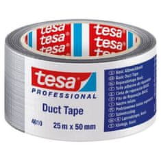 Tesa Popravilni trak tekstil 25 m x 50 mm, srebrn, Duct Tape