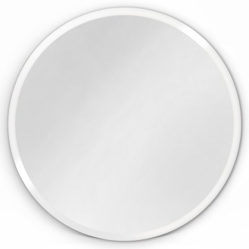 tulup.si Okroglo kopalniško ogledalo bel okvir Bela