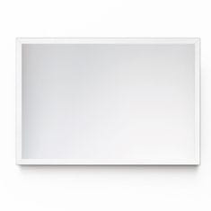 tulup.si Okrasno pravokotno ogledalo bel MDF okvir 70x50 cm