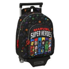 Avengers Super Heroes šolski nahrbtnik, s kolesi, 27 x 33 x 10 cm