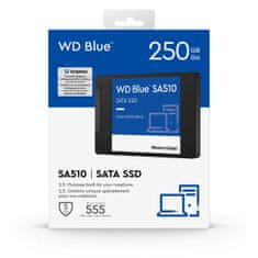 Western Digital ssd disk, 250 GB, 2,5"