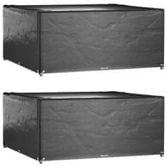 Vidaxl Prevleka za vrtno pohištvo 2 kosa 250x250x90 cm kvadratna