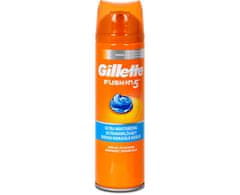 Gillette Vlažilni gel za britje za občutljivo kožo Gillette Fusion 5 Ultra vlažilni (Shave Gel) 200 ml