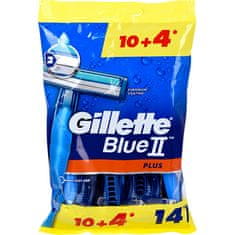 Gillette Moški britvice za enkratno uporabo Gillette Blue 2 Plus 10 + 4 kos