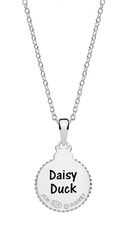 Disney Srebrna ogrlica z obeski Daisy Duck CS00026SRPL-P (verižica, obesek)