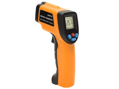 Verkgroup Baterijski digitalni laserski termometer z LCD do 550°C