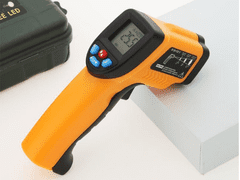 Verkgroup Baterijski digitalni laserski termometer z LCD do 550°C