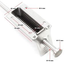 Wiltec Inox avtomatsko držalo vrat 93-118 mm