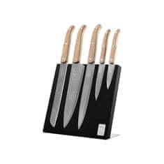 Forged Laguiole INNOVATION LINE Kuhinjski noži z magnetnim blokom za nože - Hrast