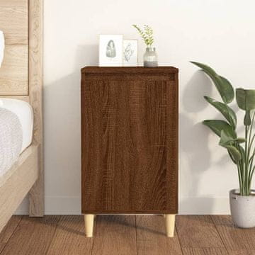 Vidaxl vidaXL Nočna omarica rjav hrast 40x35x70 cm material na osnovi lesa