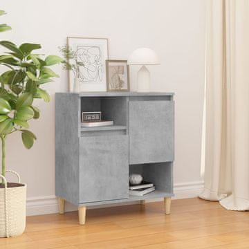 Vidaxl vidaXL Predalnik, betonsko siv, 60x35x70 cm, material na osnovi lesa