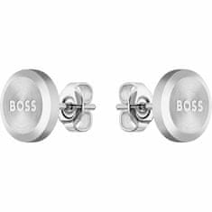 Hugo Boss Minimalistični jekleni uhani Yann 1580477