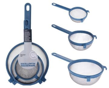 shumee Set 3 kuhinjskih cedil z ročaji