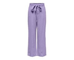 Jacqueline de Yong Ženske hlače JDYSAY Loose Fit 15254626 Purple Rose (Velikost 40)