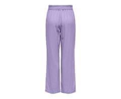 Jacqueline de Yong Ženske hlače JDYSAY Loose Fit 15254626 Purple Rose (Velikost 36)