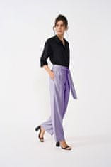 Jacqueline de Yong Ženske hlače JDYSAY Loose Fit 15254626 Purple Rose (Velikost 42)