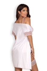 Obsessive Ženska erotična halja, bela, L/XL