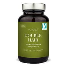 Nordbo Nordbo Double Hair (Lasje), 60 kapsul