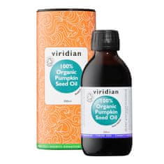 VIRIDIAN nutrition Organsko bučno olje Viridian, 200 ml