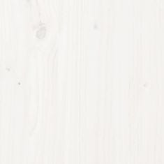 Vidaxl Kompostnik bel 82,5x82,5x99,5 cm trdna borovina