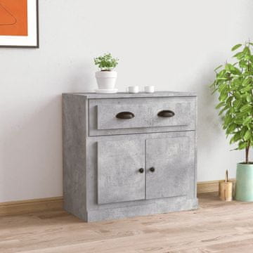 Vidaxl vidaXL Omarica betonsko siva 70x35,5x67,5 cm material na osnovi lesa