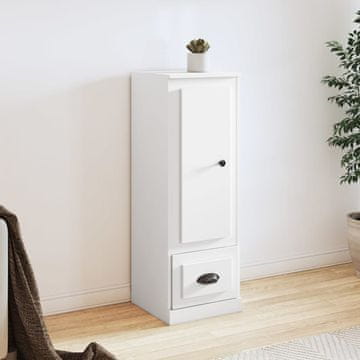 Vidaxl vidaXL Omarica, bela, 36x35,5x103,5 cm, material na osnovi lesa
