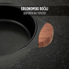 Rosmarino Black Line ponev z dvema ročajema, 28 cm