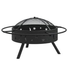 Vidaxl Kurišče z grebljico 70 cm XXL jeklo