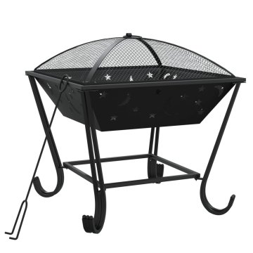 Vidaxl Kurišče z grebljico 50 cm XXL jeklo