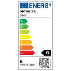 Optonica LED panel vgradni kvadraten 6W 4500k 360lm IP20 + napajalnik, komplet 5kom