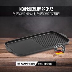 Rosmarino Black Line plošča za žar, 46 cm